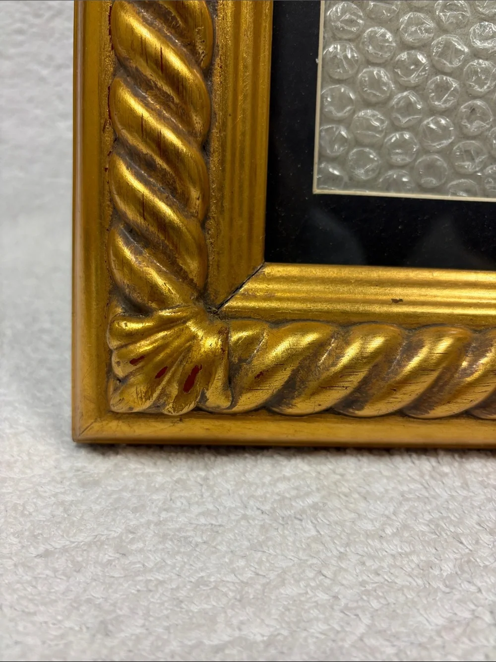Artemis Design Co. Gold Rope-Edge Decorative distressed Picture Frame